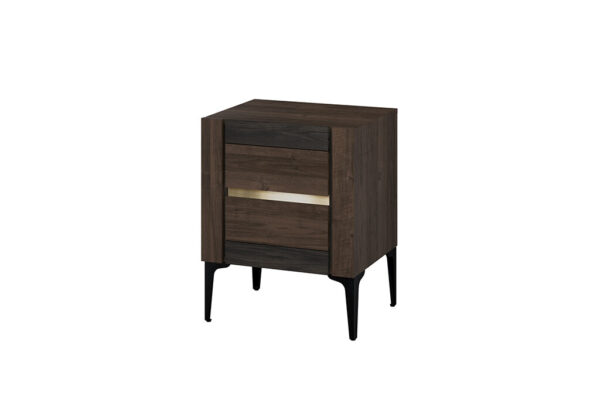 Kolekcja NOTTE szafka nocna NT-04 dąb charleston tabak
