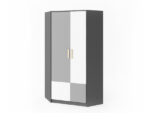 Kolekcja POK szafa narożna 95x95  PO-01 szara