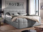 Łóżko tapicerowane PANAMA 160 cm z pojemnikiem ukrytym
