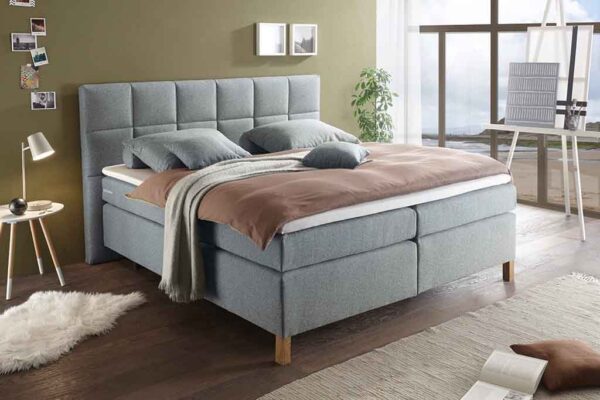 łóżko tapicerowane bez pojemnika na pościel