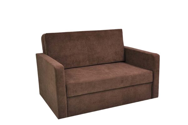 sofa FUN dwuosobowa kanapa rozkładana fun brązowa