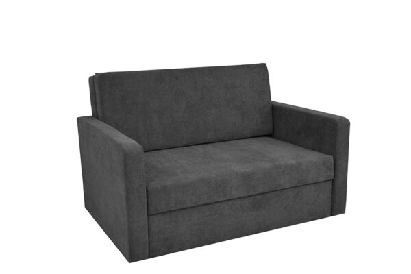 sofa FUN dwuosobowa kanapa rozkładana fioletowa