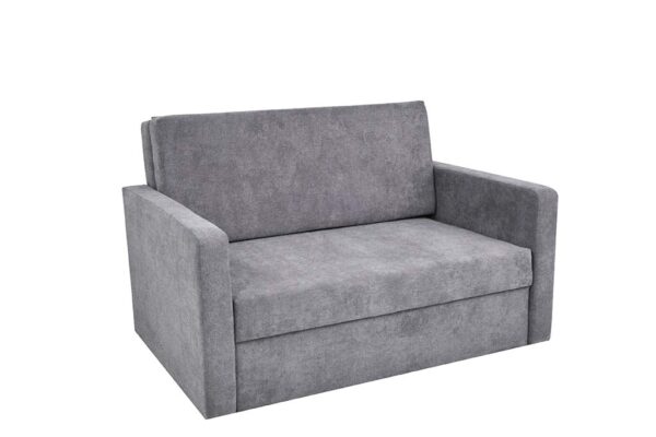 sofa FUN dwuosobowa kanapa rozkładana popiel szara