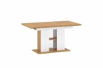 Kolekcja ADAM stół rozkładany biały mat, dąb