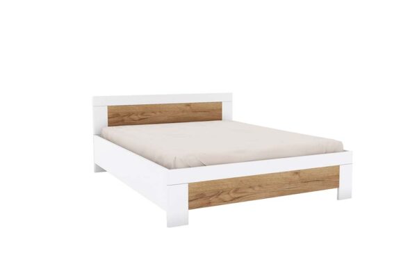 Mebelbos Candy łóżko dwuosobowe 160x200 białe