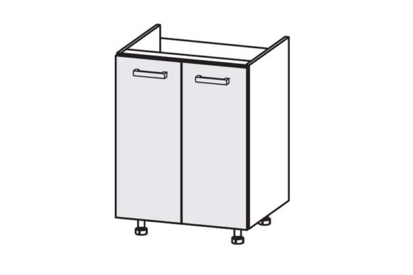 Kolekcja ANTALYA Szafka pod zlew D2Z-80 - 80 cm. Tafla B