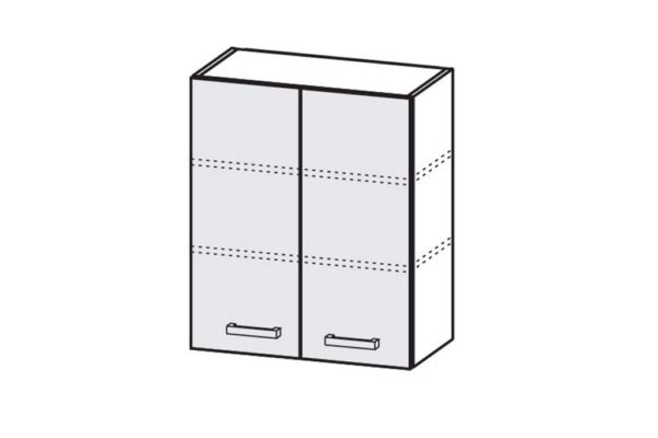 Kolekcja ANTALYA Szafka wisząca G2-80 - 80 cm. Tafla