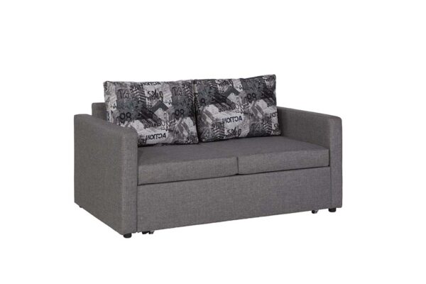 Sofa American z funkcją spania szara