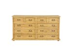 komoda sosnowa woskowana kd 708 o kolorze jasnego wosku