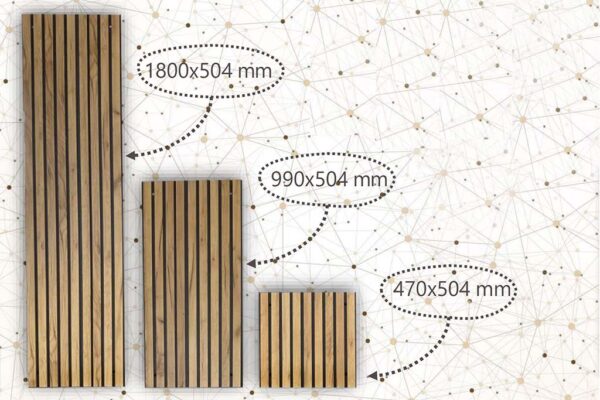 panel ścienny frezowany