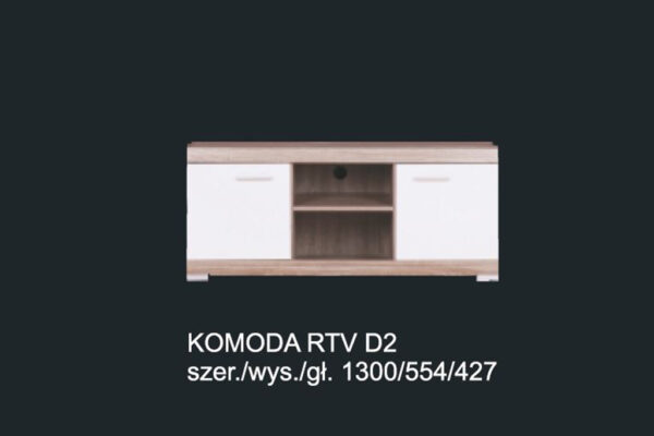 Kolekcja JUNIOR. Szafka RTV D2