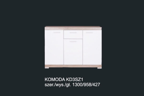 Kolekcja JUNIOR. Komoda KD3SZ1