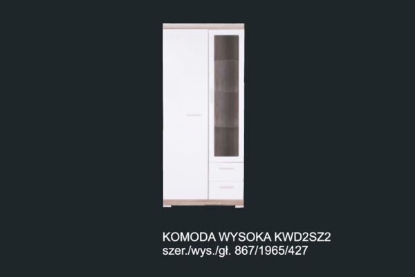 Kolekcja JUNIOR. Witryna KWD2SZ2