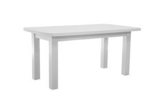 stół rozkładany fornir biały
