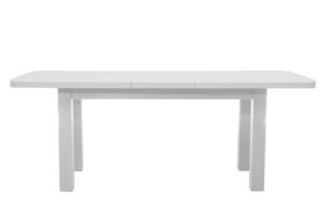 stół rozkładany fornir biały
