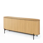 Komoda na nóżkach RT-04 z kolekcji ROTTO dąb vincenza/eukaliptus