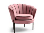 ANGELO fotel wypoczynkowy różowy