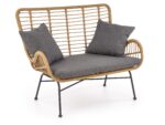 IKARO XL sofa naturalny-popiel (1p=2szt)