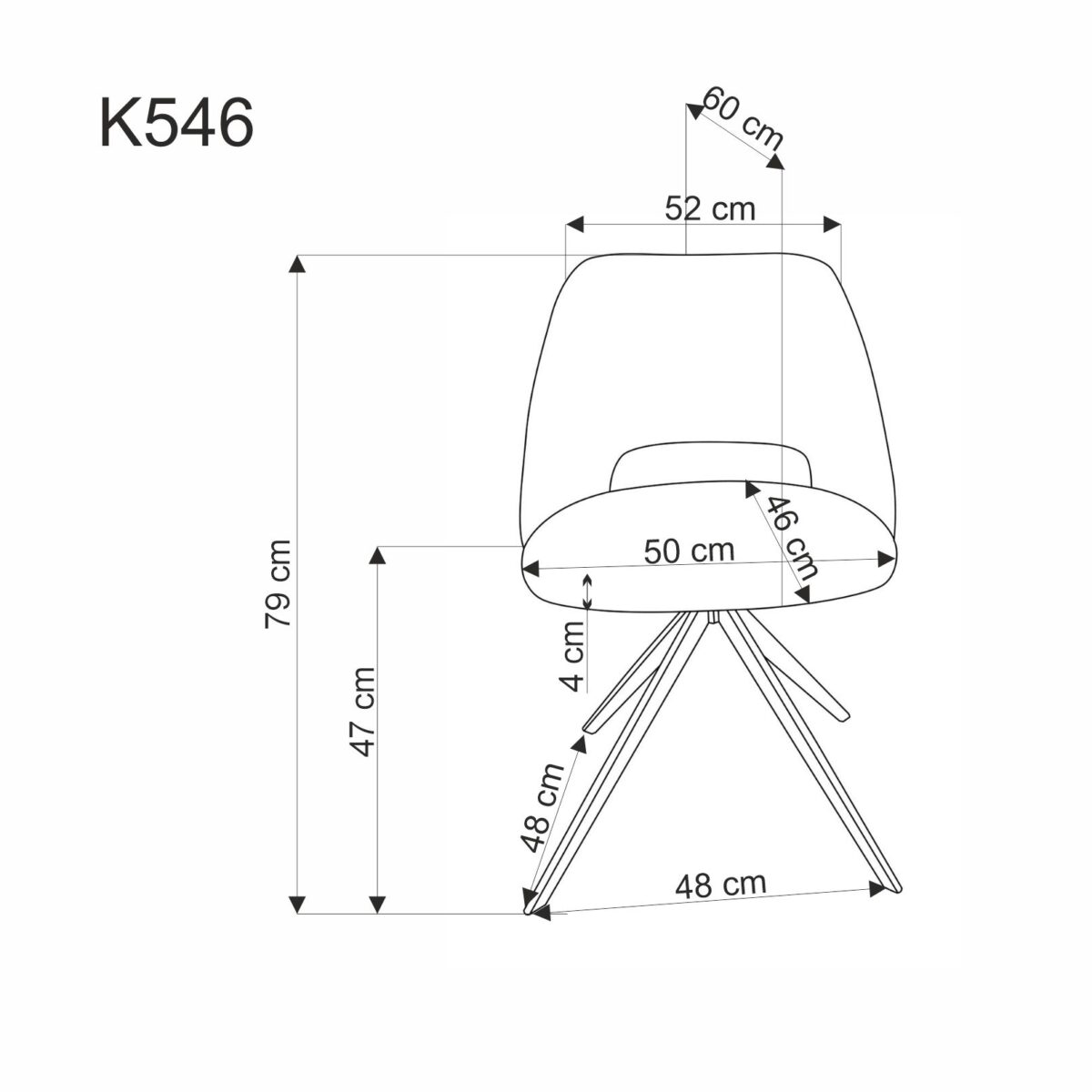 K546 krzesło musztardowy (2p=2szt) - obrazek 16