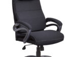 SIDNEY fotel gabinetowy czarny