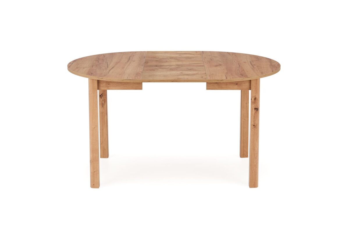 RINGO stół kolor blat dąb craft, nogi - dąb craft (102-142x102x76 cm) (2p=1szt) - obrazek 8