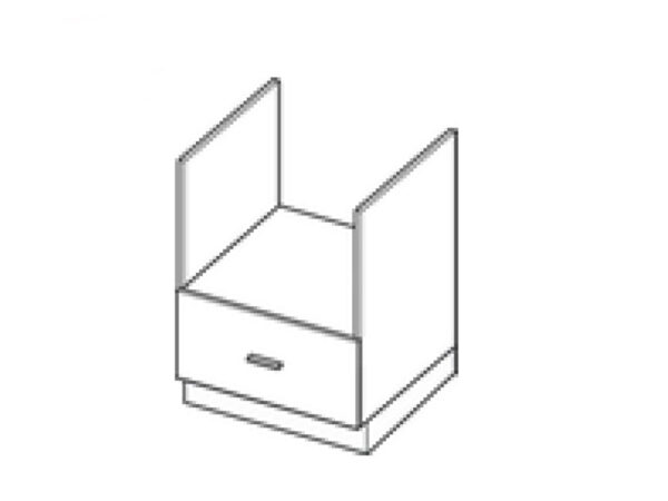 Kolekcja BLANKA Szafka stojąca ZKK6 - 60 cm. Front laminowany