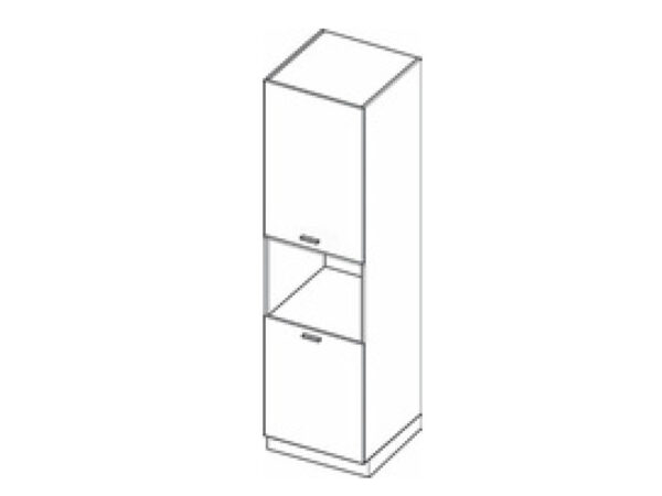 Kolekcja BLANKA Słupek SPPK 6/2137 kompakt, do zabudowy piekarnika- 60 cm. Front laminowany