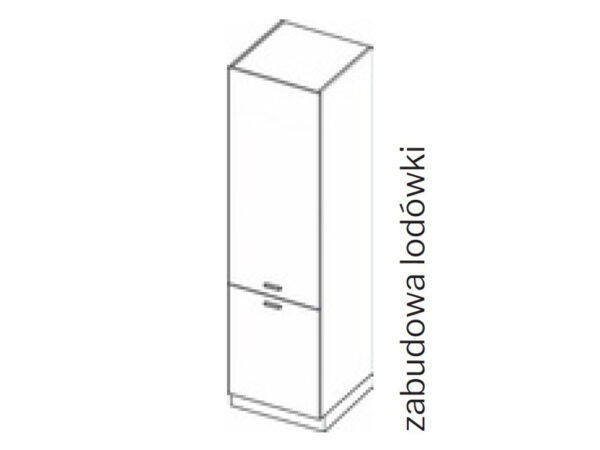 Kolekcja CAMPARI Zabudowa lodówki ZLN 6/2357 - 60 cm. Front laminowany.