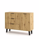 Kolekcja BORG DUO komoda 1d3s dąb artisan - obrazek 3