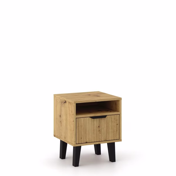 Kolekcja BORG DUO szafka nocna 1s dąb artisan