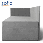 Tapczan CROPP Uttario Velvet 2972 szary - obrazek 4