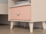 MEVEL 10 SZAFKA NOCNA Millenial Pink - obrazek 6