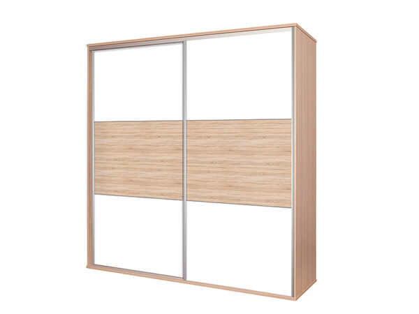 Kolekcja BOSS szafa 180 x 210 cm Dąb Sonoma / Biały