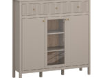 Kolekcja KLEO komoda 2d1w3s taupe