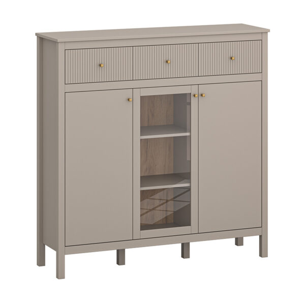 Kolekcja KLEO komoda 2d1w3s taupe