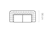 Sofa CHESTERFIELD 3 do gabinetu - obrazek 6