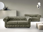 Sofa CHESTERFIELD 3 skórzana tapicerka - obrazek 2