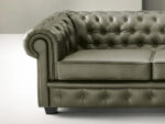 Sofa CHESTERFIELD 3 skórzana tapicerka - obrazek 3