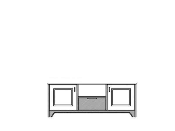 Kolekcja LARA. Komoda RTV D2SZ1