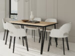 Fotel F680M2 na metalowych nogach. - obrazek 4