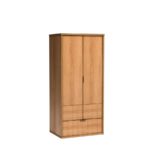 SZAFA DWUDRZWIOWA FONTI F-1 - DĄB KARMEL 20365 NW Karmel - Woodeco