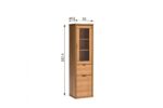 NOWOCZESNA WITRYNA FONTI F-2 - DĄB KARMEL 20365 NW Karmel - Woodeco - obrazek 4