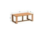 NOWOCZESNA ŁAWA FONTI F-8 - DĄB KARMEL 20365 NW Karmel - Woodeco - obrazek 4