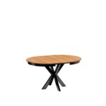 NOWOCZESNY ROZKŁADANY STÓŁ FONTI F-10 - DĄB KARMEL 20365 NW Karmel - Woodeco - obrazek 6