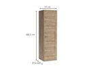 SZAFA NA UBRANIA NATURAL N-2 - RIBBECK - KRONOSPAN 5493 - obrazek 3