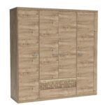 SZAFA DO SYPIALNI NATURAL N-3 - RIBBECK - KRONOSPAN 5493