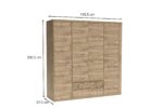 SZAFA DO SYPIALNI NATURAL N-3 - RIBBECK - KRONOSPAN 5493 - obrazek 3