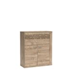 KOMODA DO POKOJU NATURAL​ N-6 - RIBBECK - KRONOSPAN 5493, kratka