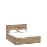 ŁÓŻKO DWUOSOBOWE 160X200 NATURAL N-17 - RIBBECK - KRONOSPAN 5493 - obrazek 4