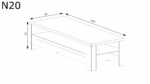 DUŻA ŁAWA NATURAL N-20 - RIBBECK - KRONOSPAN 5493 - obrazek 4